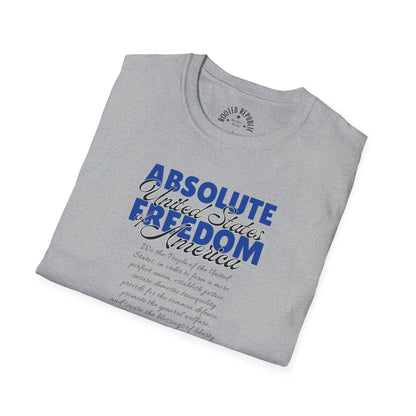 Absolute Freedom Shirt - We the People Constitution Preamble Tee