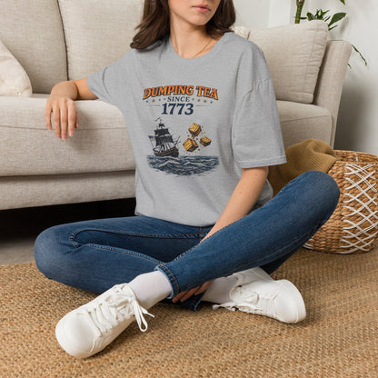 Dumping Tea Since 1773 Shirt - Still Not British Boston Tea Party Tee
