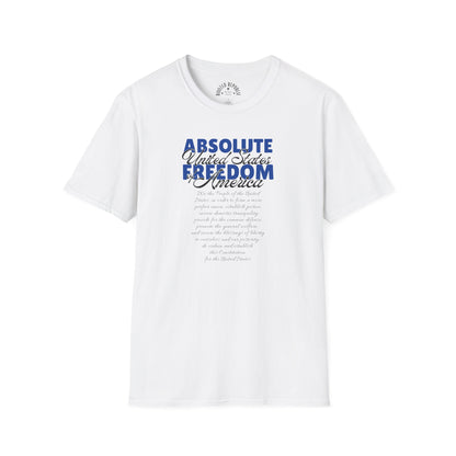 Absolute Freedom Shirt - We the People Constitution Preamble Tee