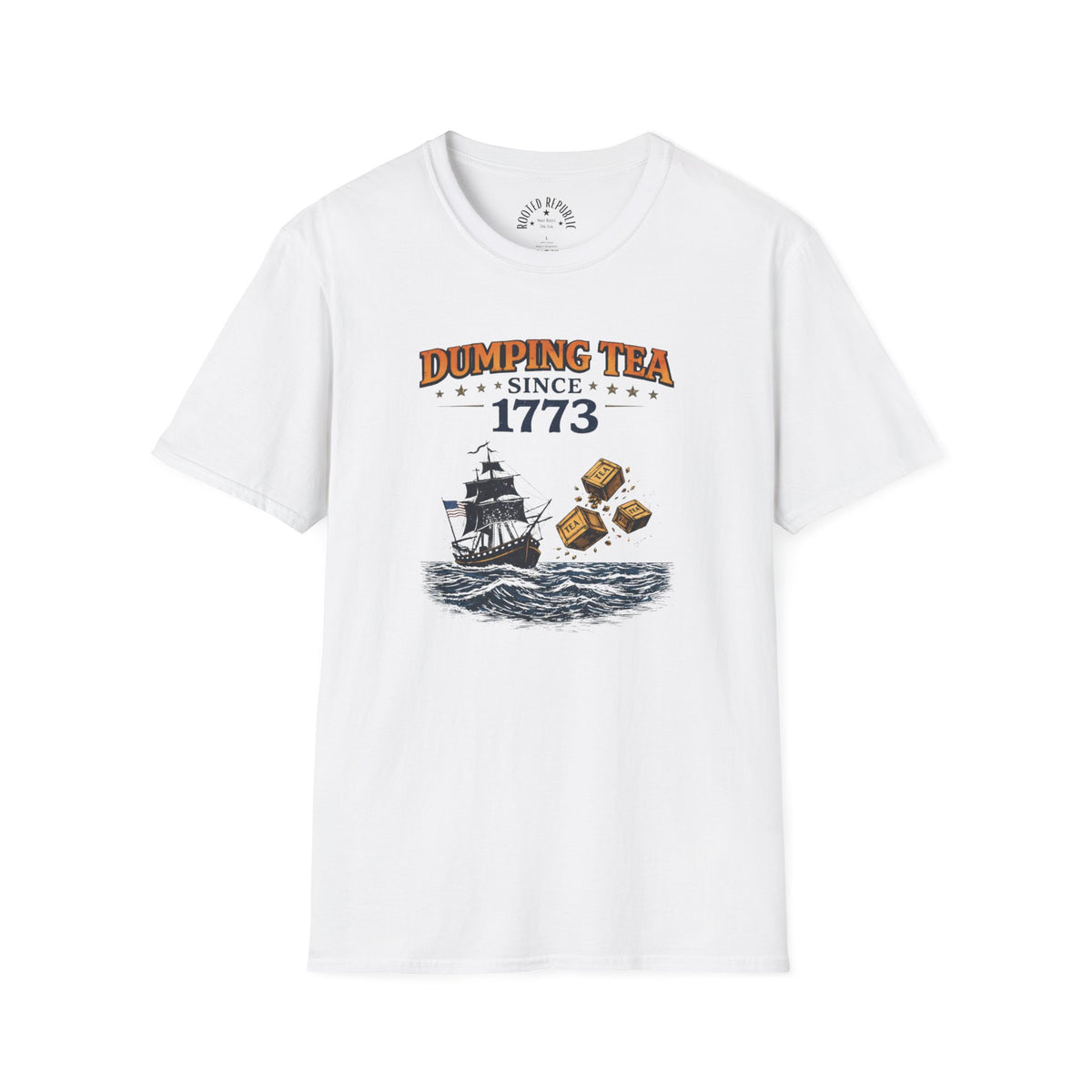 Dumping Tea Since 1773 Shirt - Still Not British Boston Tea Party Tee