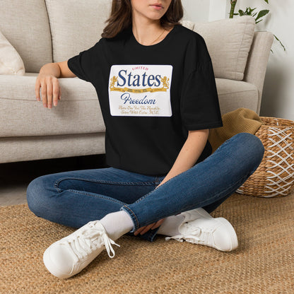 United States Freedom Shirt - Raise One for the Republic Lions & Banner Tee