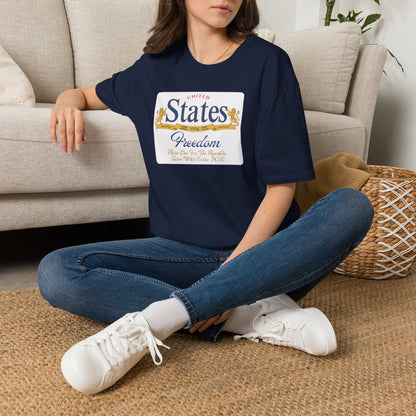 United States Freedom Shirt - Raise One for the Republic Lions & Banner Tee