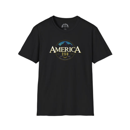 America 250 Shirt - 1776-2026 Mountain & Eagle Patriotic Tee
