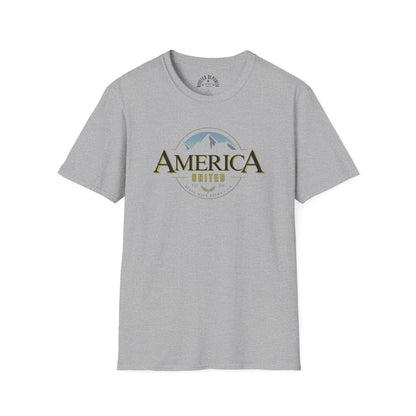 America United Shirt - Est. 1776 Mountain & Eagle Patriotic Tee