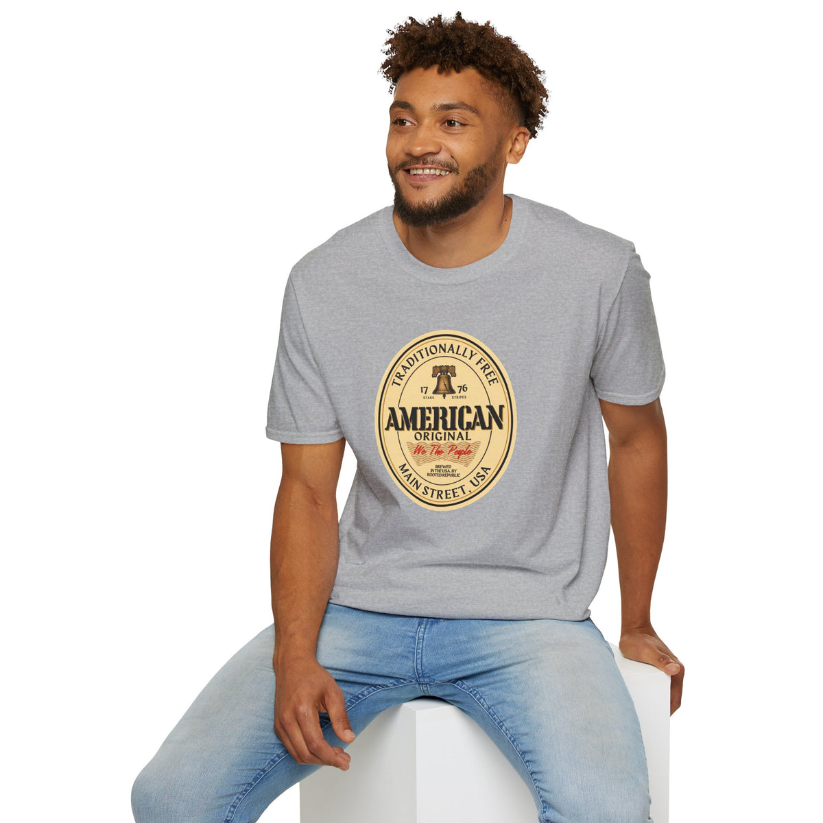 American Original Shirt - Traditionally Free Liberty Bell 1776 Tee