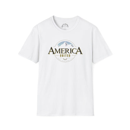 America United Shirt - Est. 1776 Mountain & Eagle Patriotic Tee