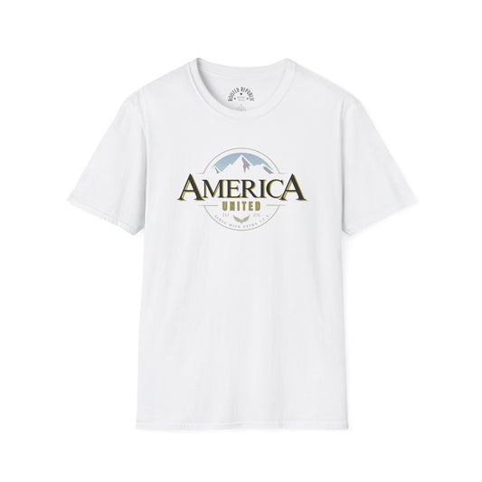 America United Shirt - Est. 1776 Mountain & Eagle Patriotic Tee