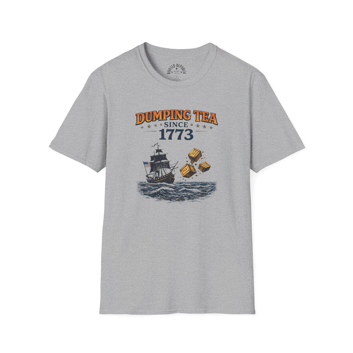 Dumping Tea Since 1773 Shirt - Still Not British Boston Tea Party Tee