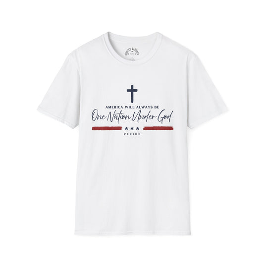 One Nation Under God Shirt - Christian Patriotic Tee