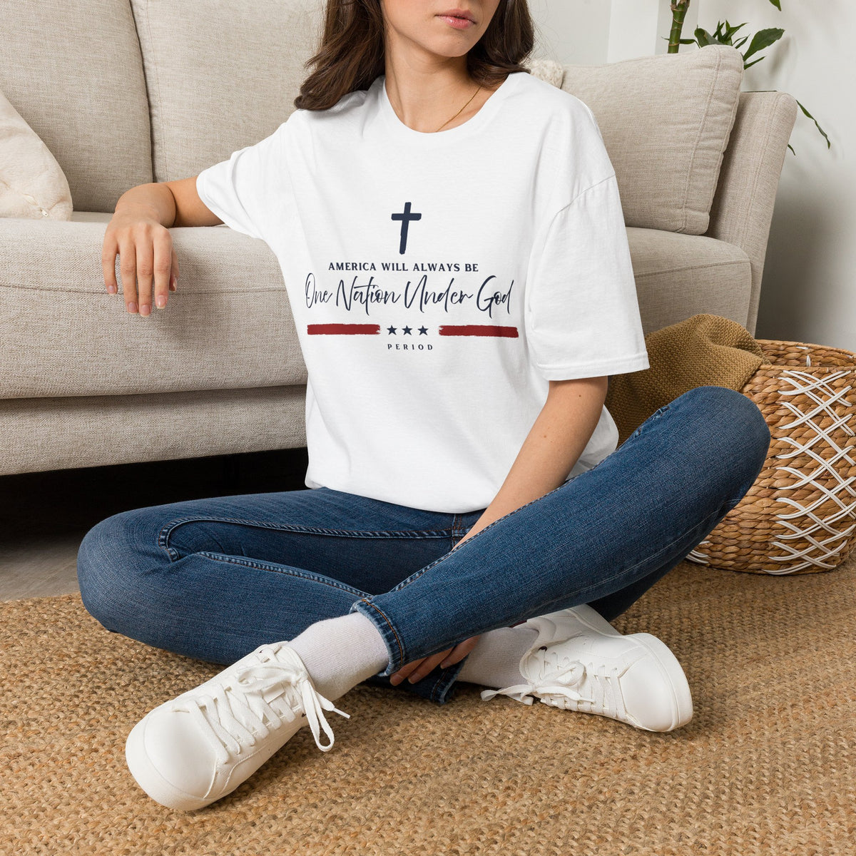 One Nation Under God Shirt - Christian Patriotic Tee