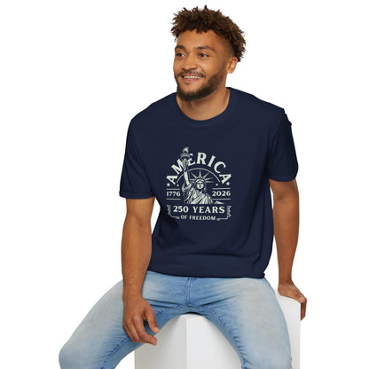 America 250 Years of Freedom Shirt - Statue of Liberty 1776-2026 Tee