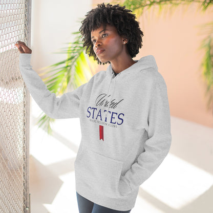United States Hoodie - Where Freedom Flows Patriotic Hoodie