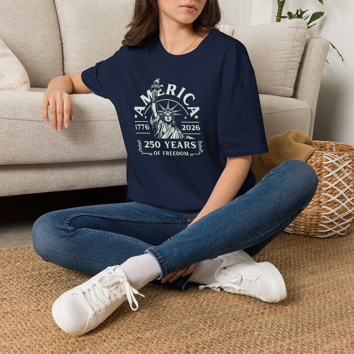 America 250 Years of Freedom Shirt - Statue of Liberty 1776-2026 Tee