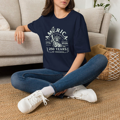 America 250 Years of Freedom Shirt - Statue of Liberty 1776-2026 Tee