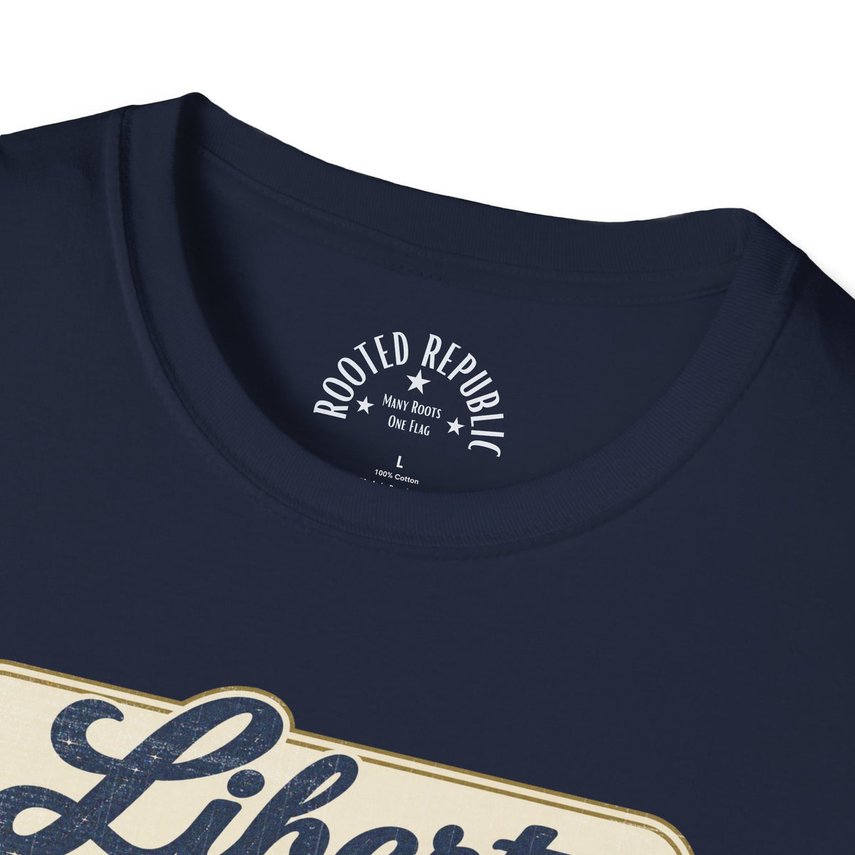Liberty Shirt - Best Served with Extra I.C.E. Retro Label Patriotic Tee
