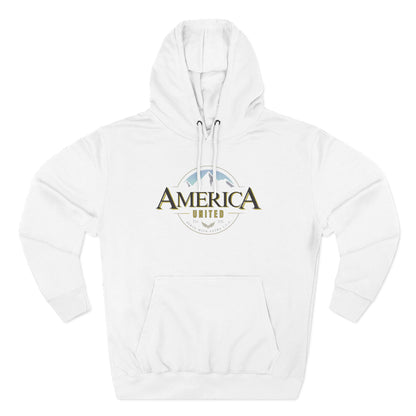 America United Hoodie - Est. 1776 Mountain & Eagle Patriotic Hoodie