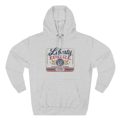 Liberty Shirt - Best Served with Extra I.C.E. Retro Label Patriotic Tee