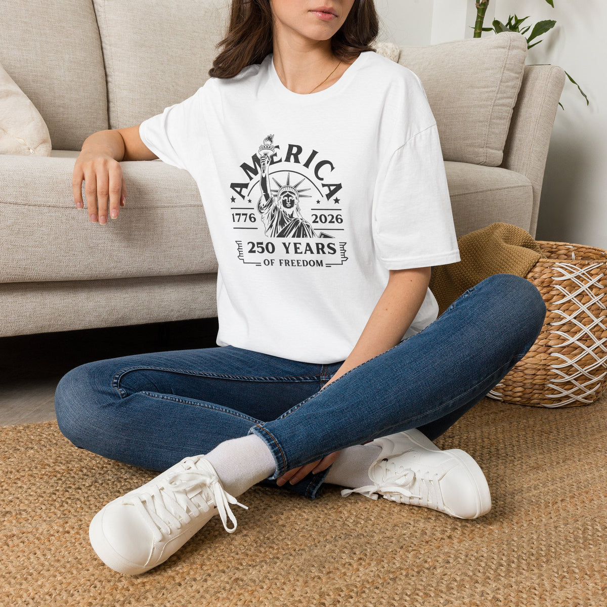 America 250 Years of Freedom Shirt - Statue of Liberty 1776-2026 Tee