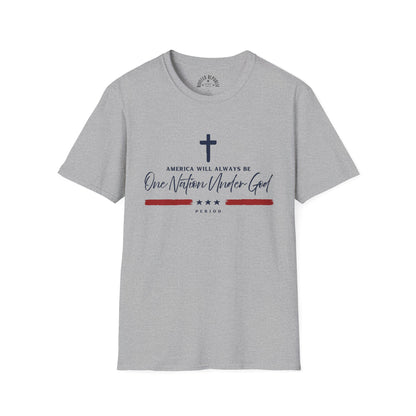 One Nation Under God Shirt - Christian Patriotic Tee