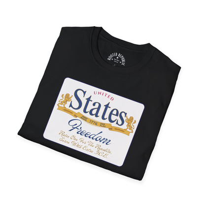 United States Freedom Shirt - Raise One for the Republic Lions & Banner Tee
