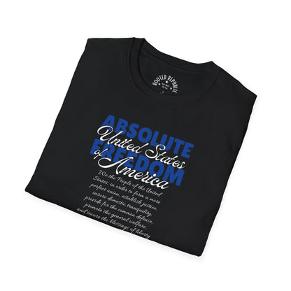 Absolute Freedom Shirt - We the People Constitution Preamble Tee