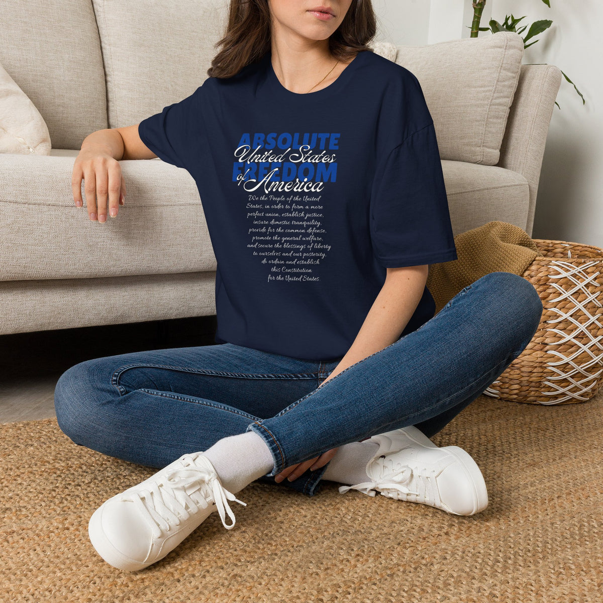 Absolute Freedom Shirt - We the People Constitution Preamble Tee