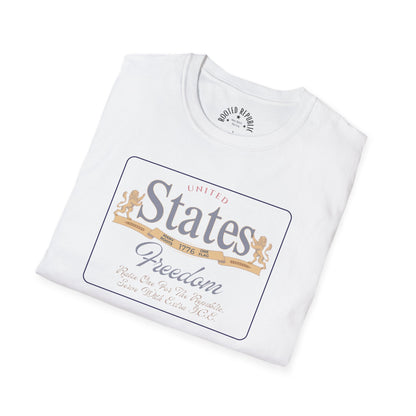 United States Freedom Shirt - Raise One for the Republic Lions & Banner Tee