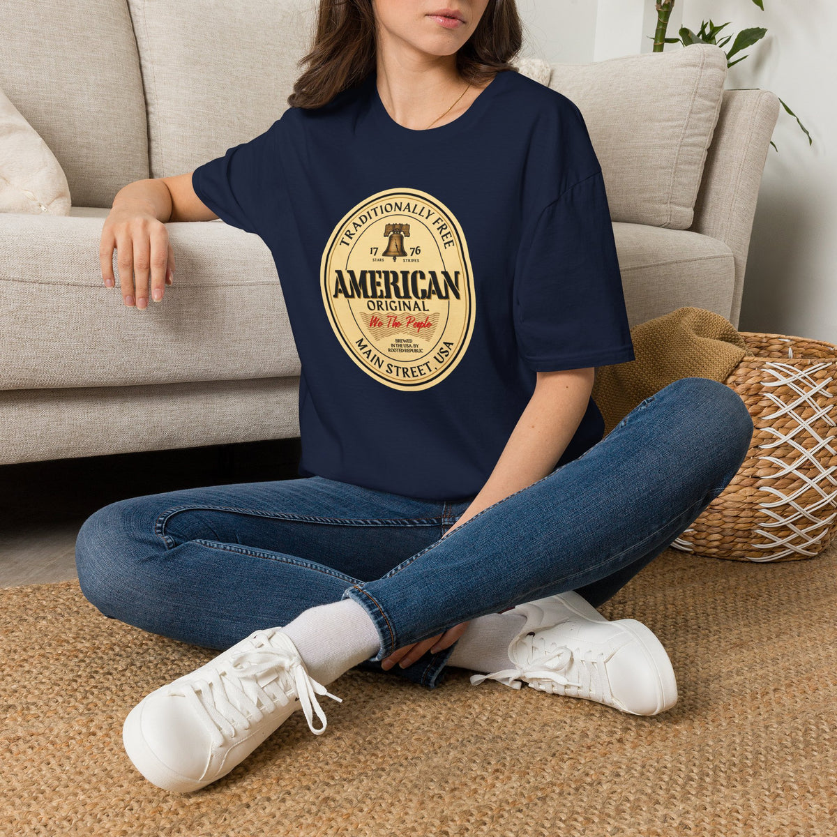American Original Shirt - Traditionally Free Liberty Bell 1776 Tee