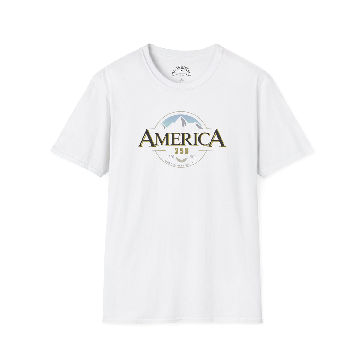 America 250 Shirt - 1776-2026 Mountain & Eagle Patriotic Tee