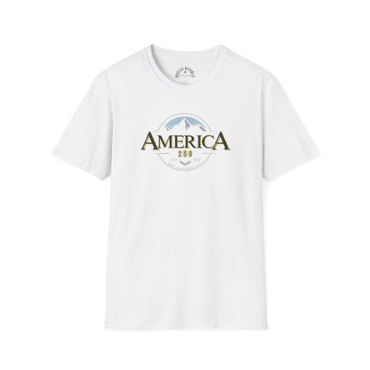 America 250 Shirt - 1776-2026 Mountain & Eagle Patriotic Tee
