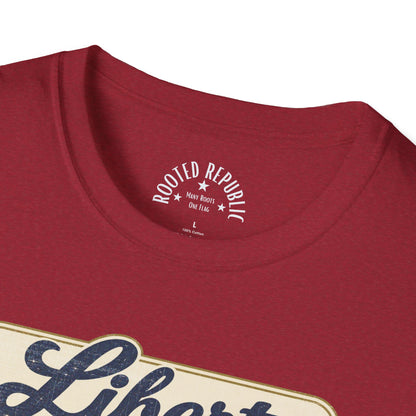 Liberty Shirt - Best Served with Extra I.C.E. Retro Label Patriotic Tee