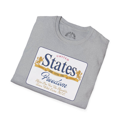 United States Freedom Shirt - Raise One for the Republic Lions & Banner Tee