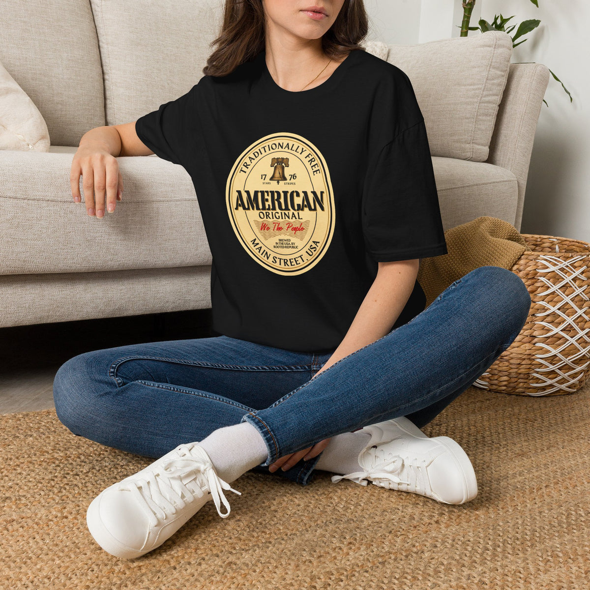 American Original Shirt - Traditionally Free Liberty Bell 1776 Tee