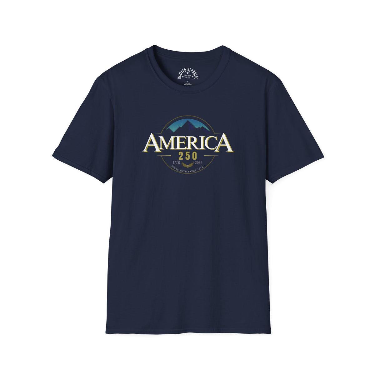 America 250 Shirt - 1776-2026 Mountain & Eagle Patriotic Tee