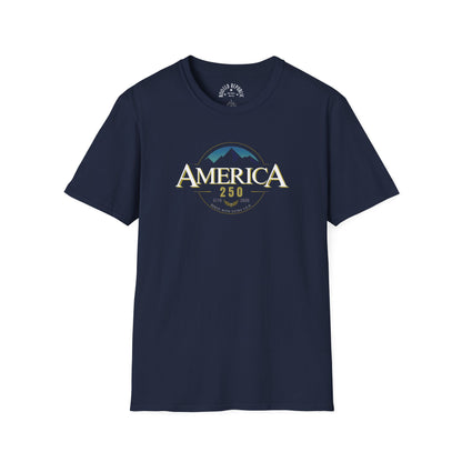 America 250 Shirt - 1776-2026 Mountain & Eagle Patriotic Tee