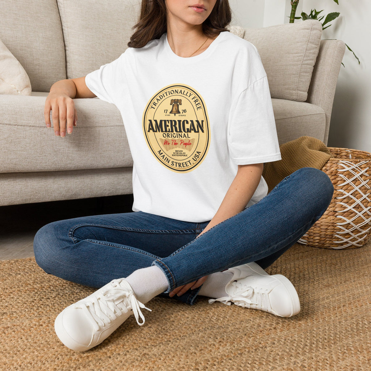 American Original Shirt - Traditionally Free Liberty Bell 1776 Tee