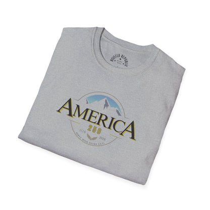 America 250 Shirt - 1776-2026 Mountain & Eagle Patriotic Tee