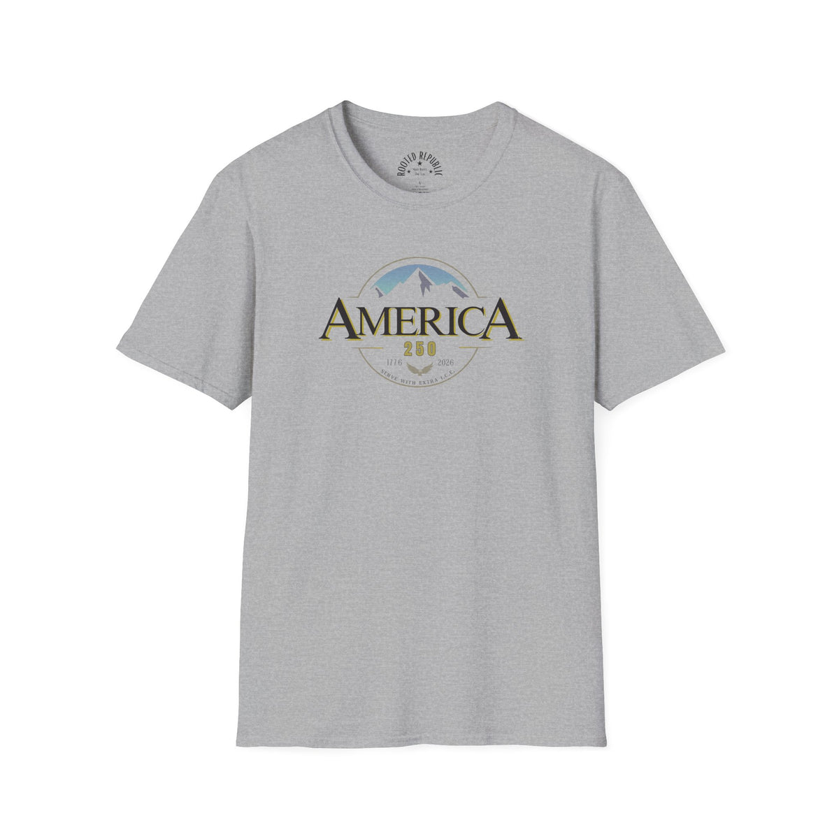 America 250 Shirt - 1776-2026 Mountain & Eagle Patriotic Tee